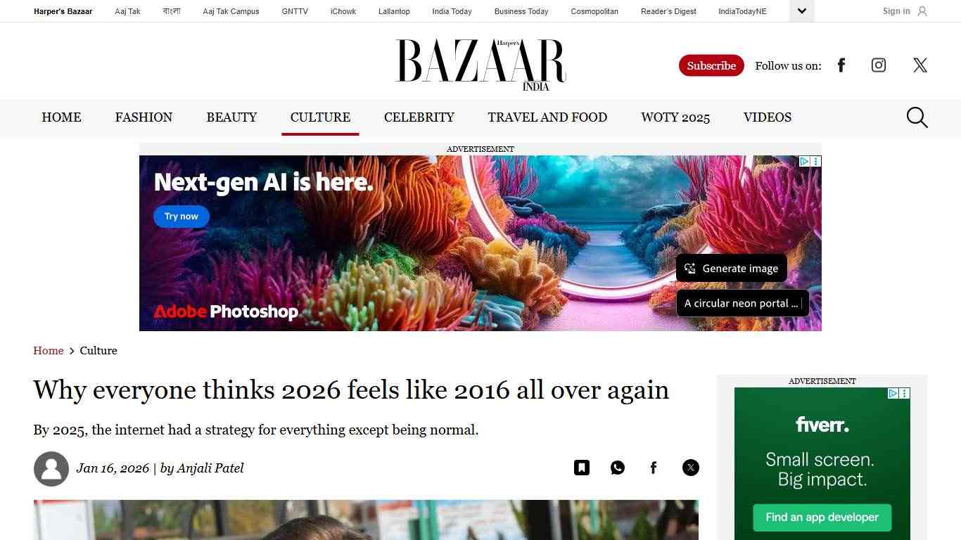 2016 - Why everyone thinks 2026 feels like 2016 all over again - Harpers bazaar